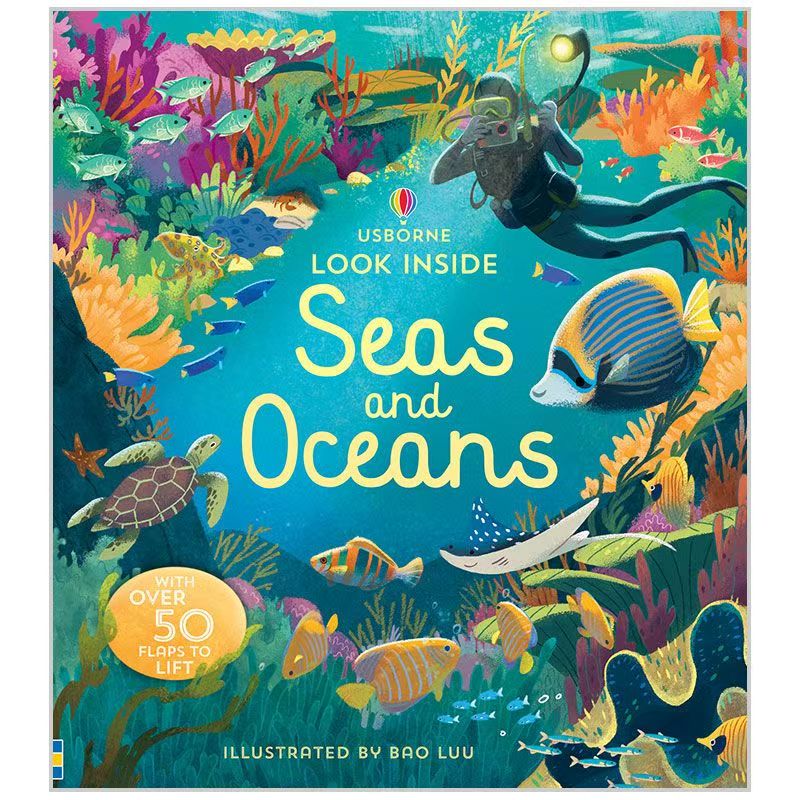 Explore Inside the Ocean – Beautifully Illustrated Educational Book | Discover Coasts, Coral Reefs & Deep-Sea Creatures