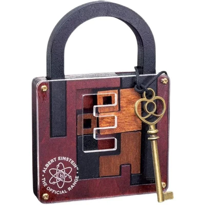 Einstein-Style Log Puzzle Lock – Unlock the Hidden Key
