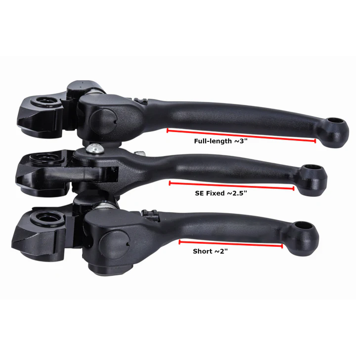 Motorcycle Adjustable Clutch Lever – 6061 Aluminum Ball Joint Pivot Design