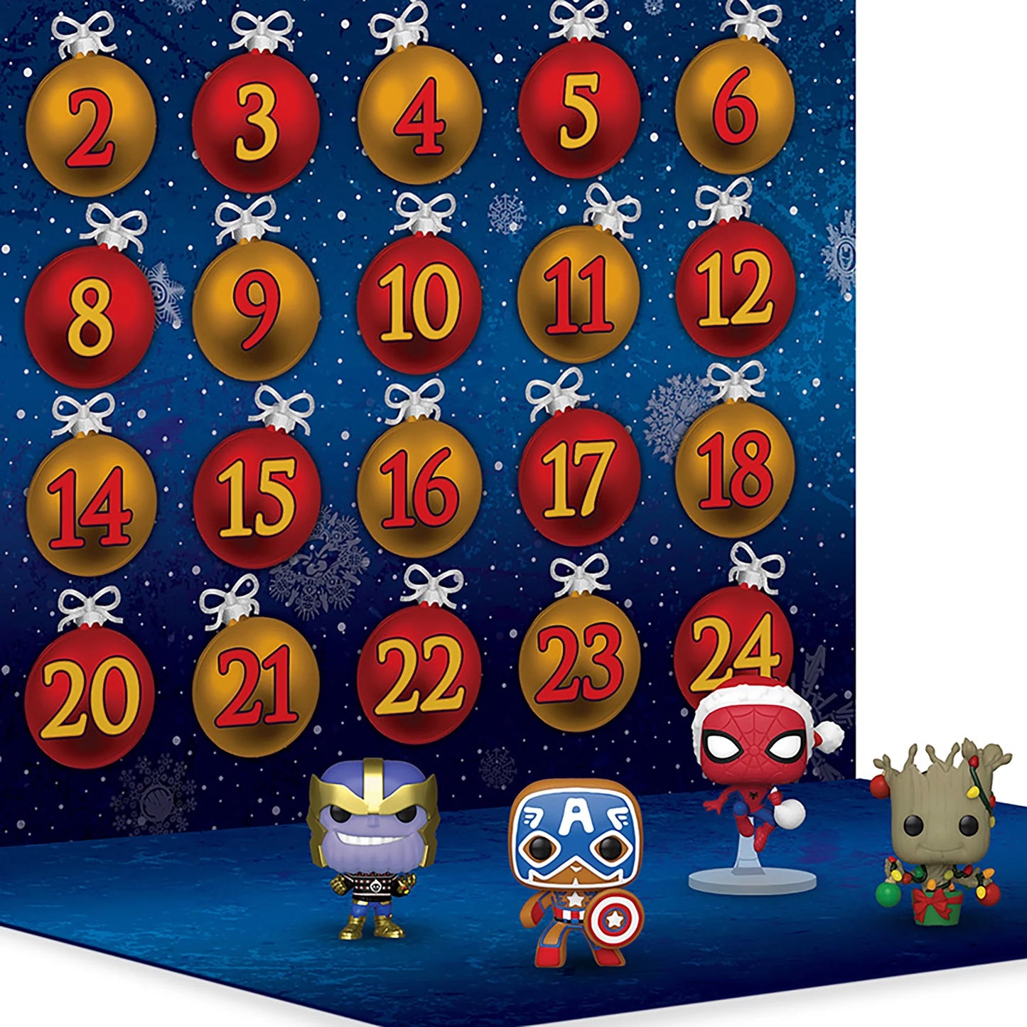 24-Day Christmas Countdown Calendar – Holiday Mini Figure Collectible Set