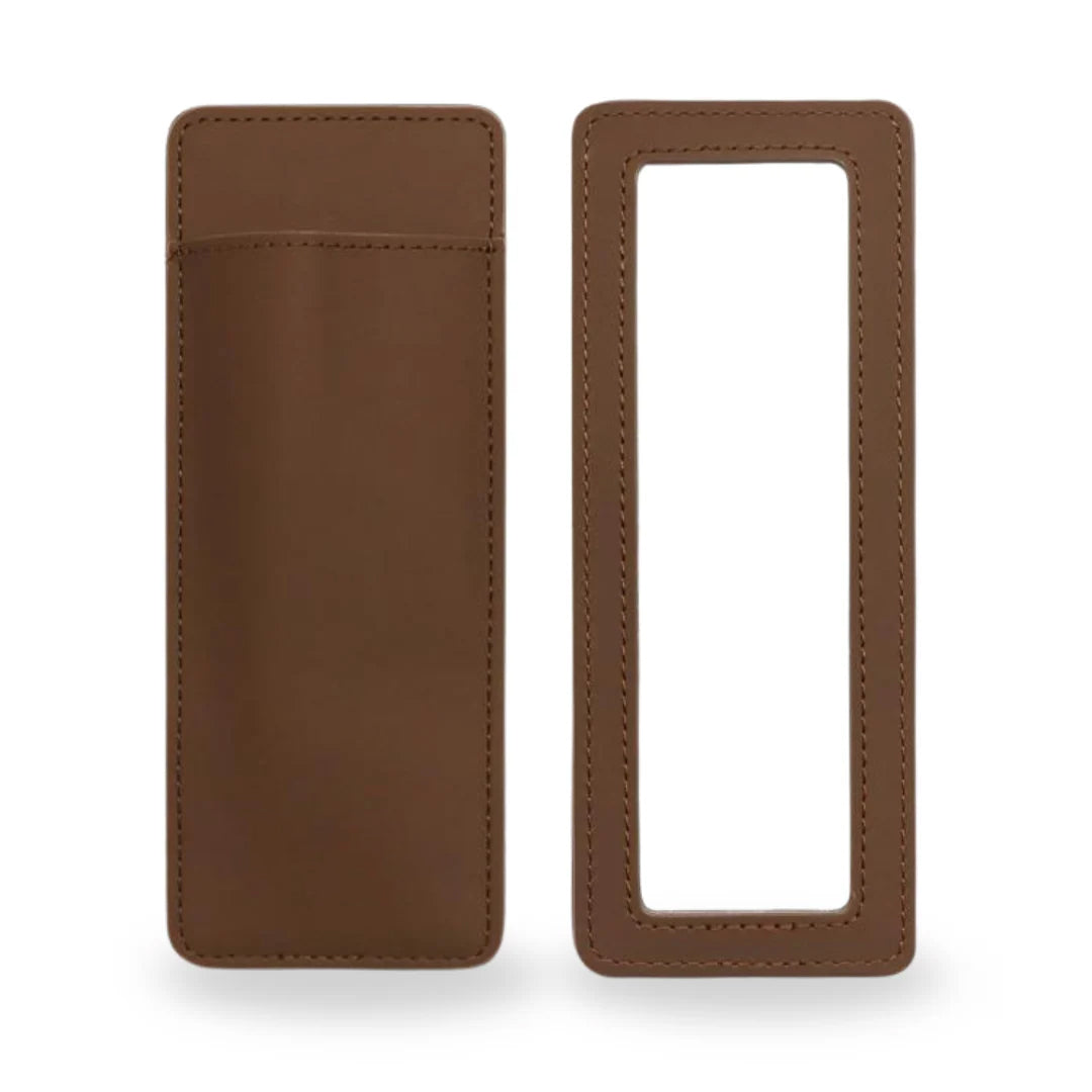 Mirror Lip Liner Case | Stylish Lip Pencil Organizer with Built-In Mirror