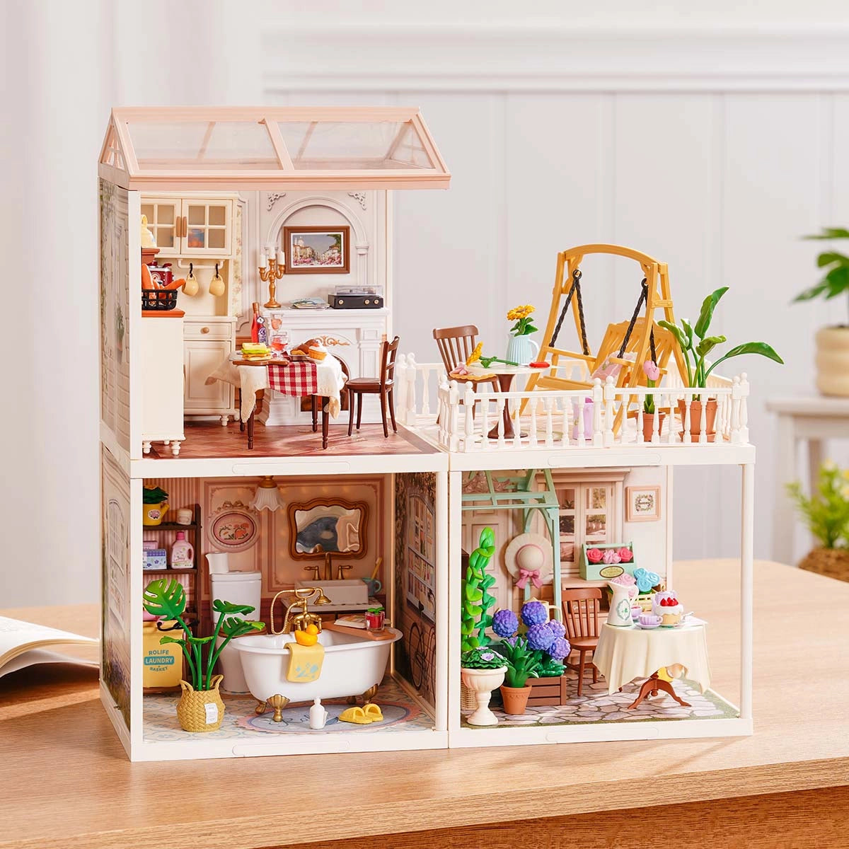 Fun DIY 3D Miniature Assembly Model  for Bedroom and Study