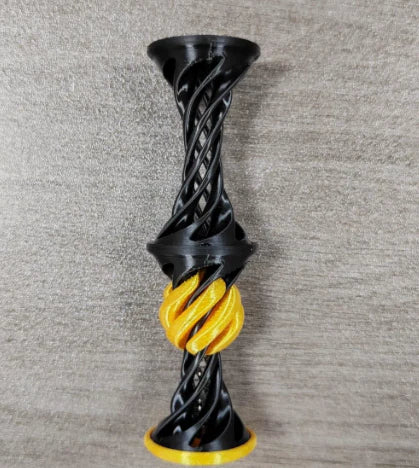 3D Printed Spiral Stress Relief Toy | Ejectable Decompression Toy for Focus & Fun
