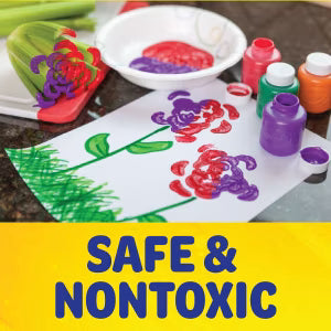 Washable Watercolor Palette Paint Set – 96 Disposable Paint Chips with Refillable Water Brush