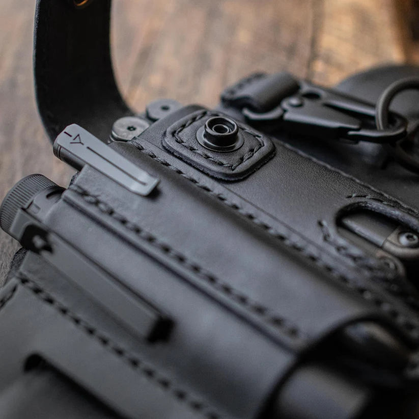 Men's Genuine Leather EDC Belt Loop – Outdoor Multi-Functional Tool Holster