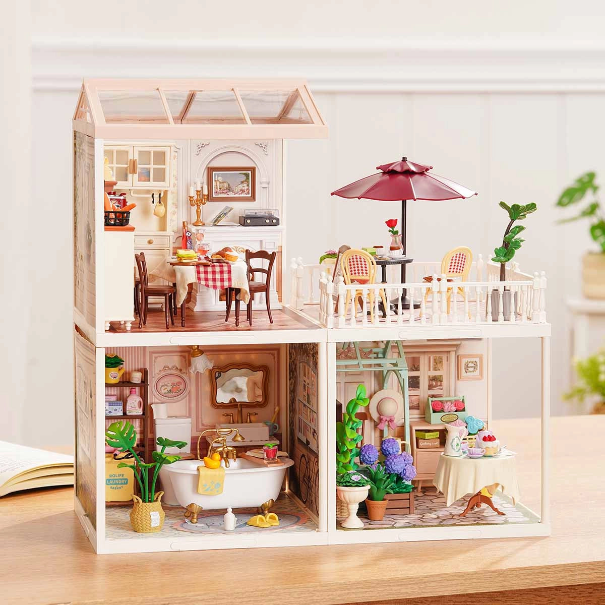 Fun DIY 3D Miniature Assembly Model  for Bedroom and Study