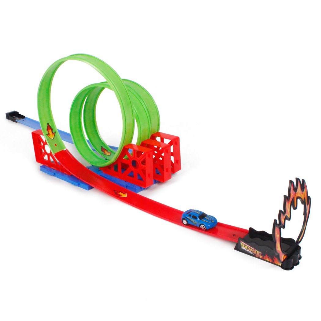 Children's High-Speed Interactive Race Track Set – DIY Creative Car Toy Set