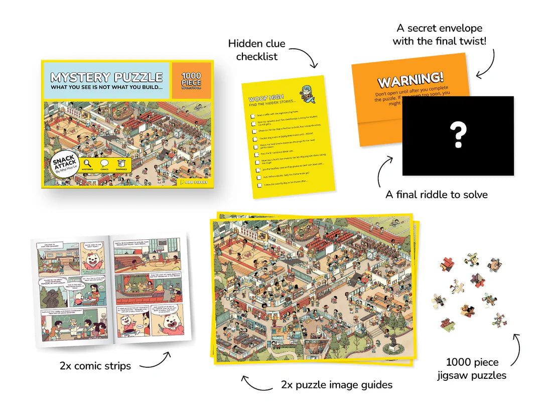 1000-Piece Puzzle - The Town's Final Secret