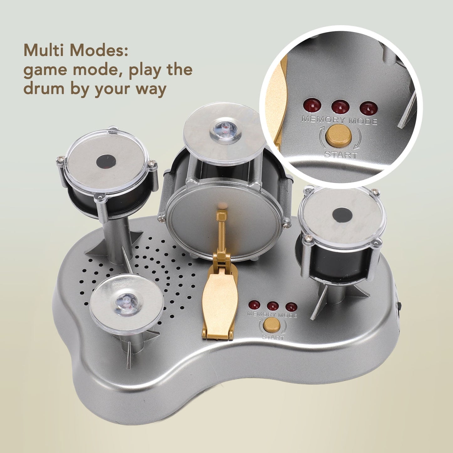 Mini Drum Set – Compact Finger Drums with Stable Base