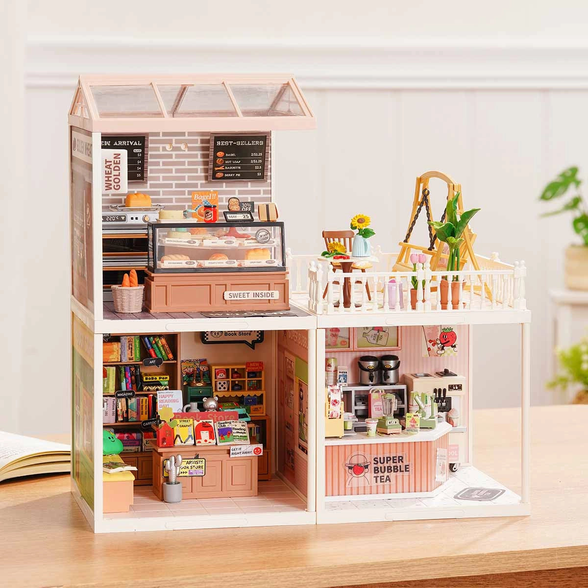 Fun DIY 3D Miniature Assembly Model  for Bedroom and Study