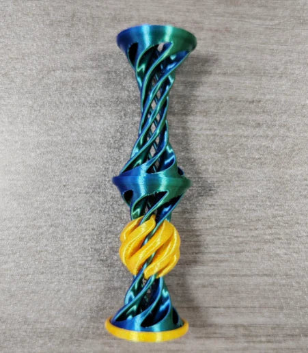 3D Printed Spiral Stress Relief Toy | Ejectable Decompression Toy for Focus & Fun