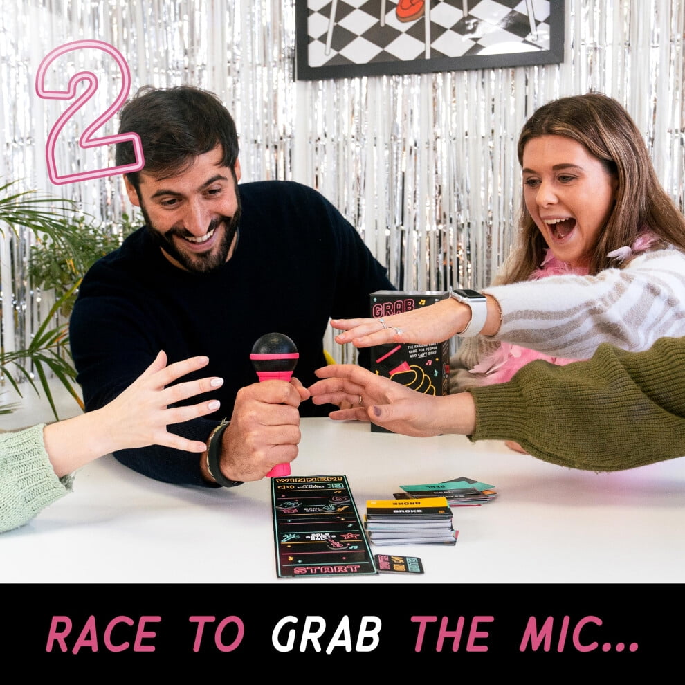 Microphone Grab Party Game – Fun & Hilarious Karaoke Night