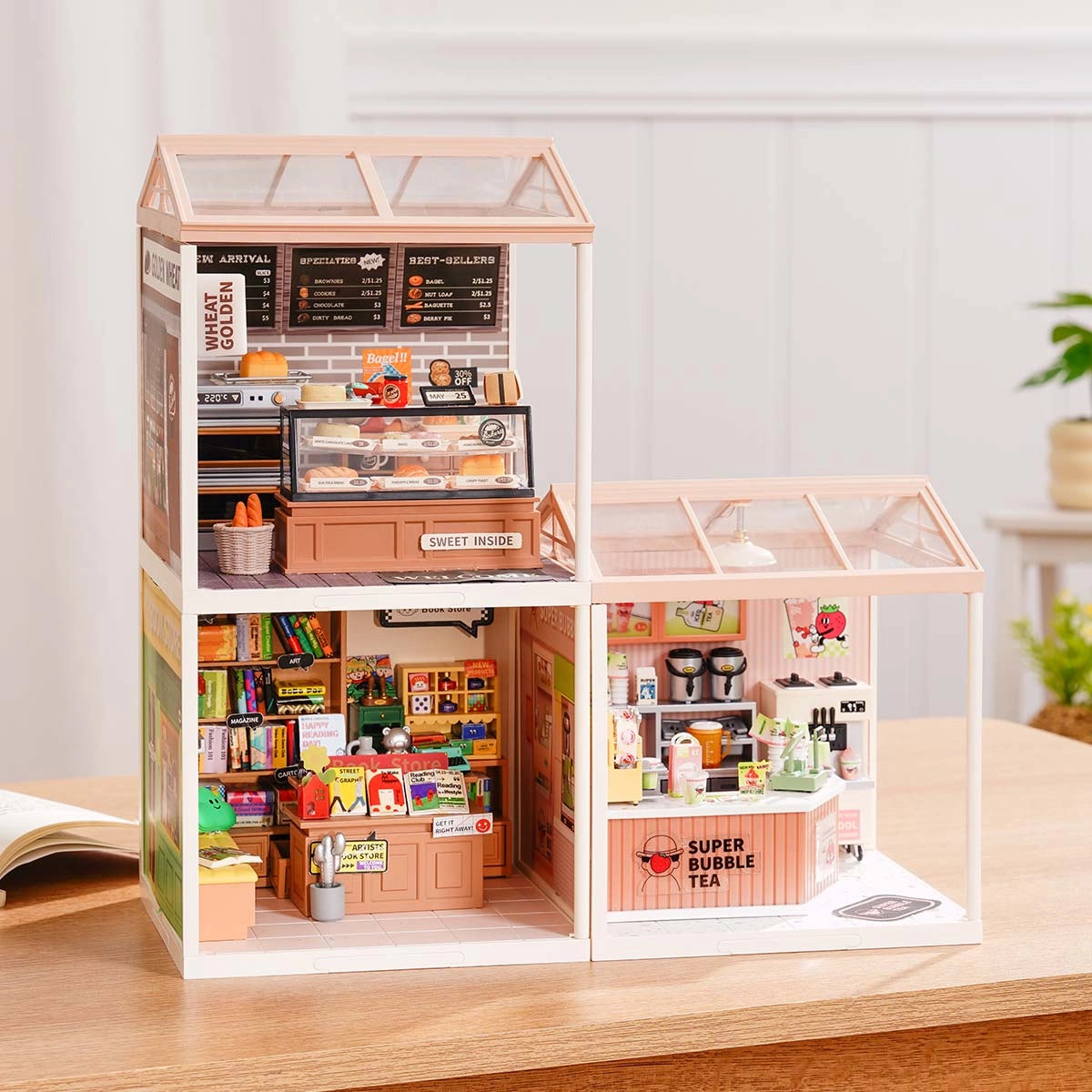 Fun DIY 3D Miniature Assembly Model  for Bedroom and Study