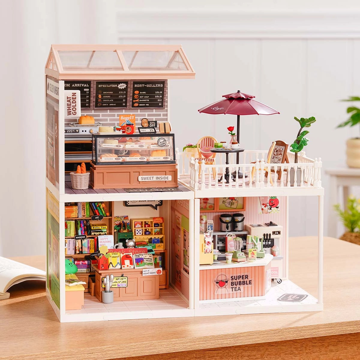 Fun DIY 3D Miniature Assembly Model  for Bedroom and Study