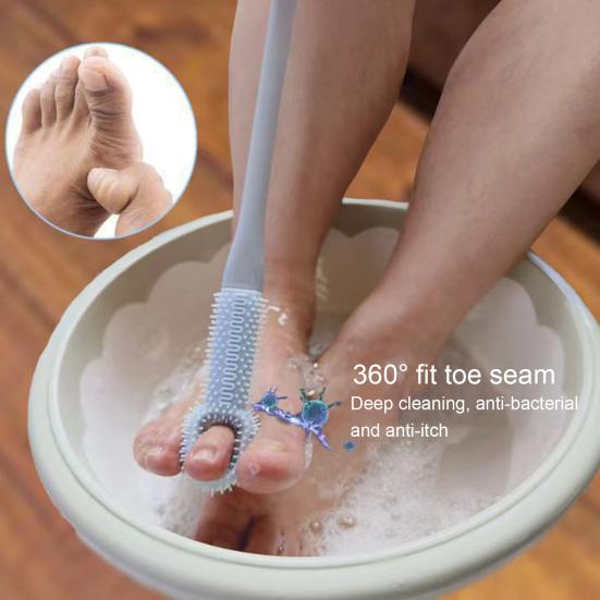 Multifunctional Toe Gap Soft Glue Cleaner – Gentle Exfoliation & Refreshing Foot Care Brush