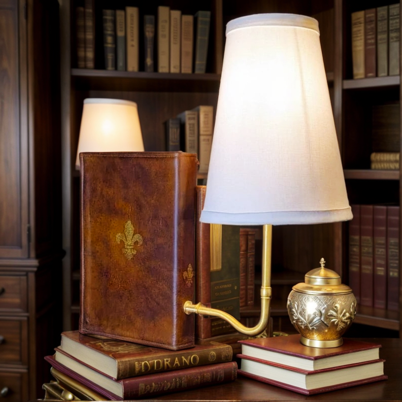 Classic Literature Lamp – Illuminate Your Space with Timeless Elegance