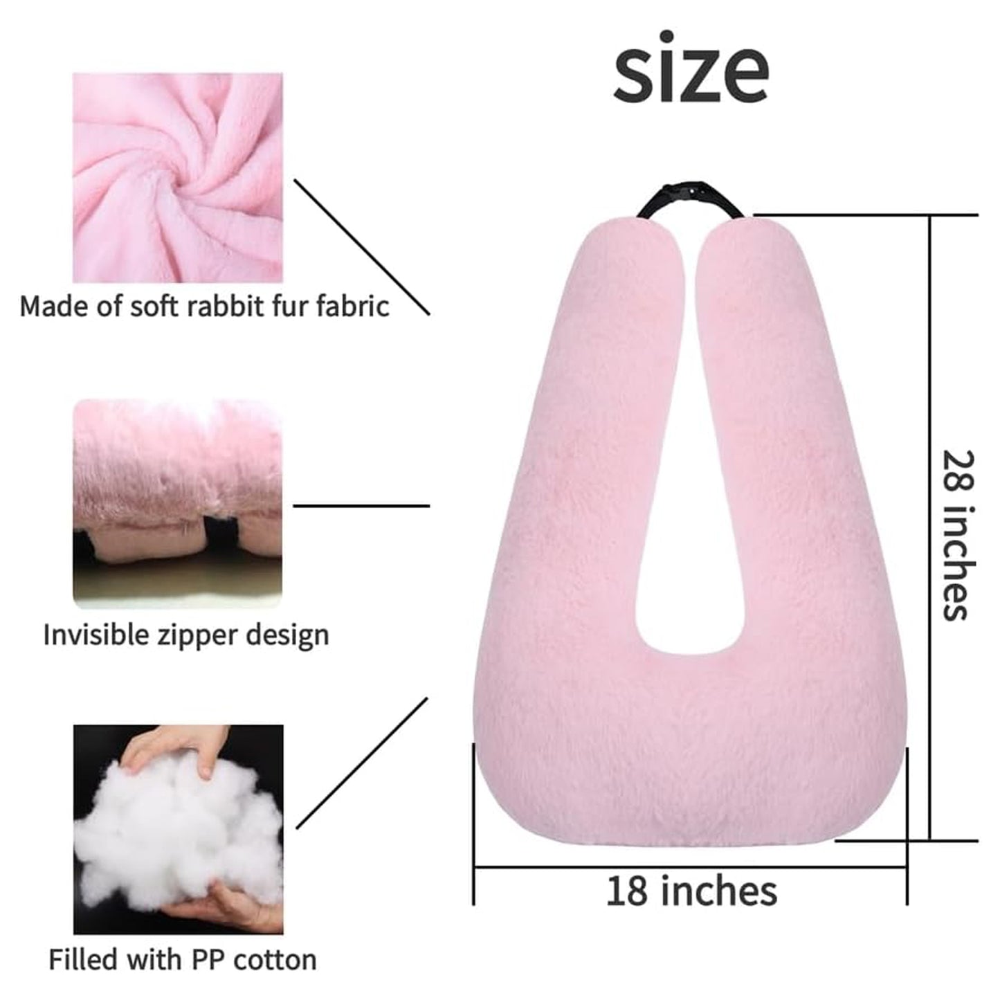 Travel Pillow for Car Back Seat – Comfortable Neck Cushion for Kids & Adult