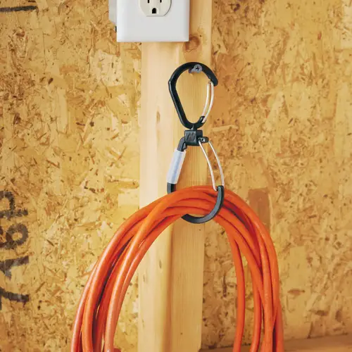 360° Rotating Dual Carabiner - Compact and Versatile Gear Organizer