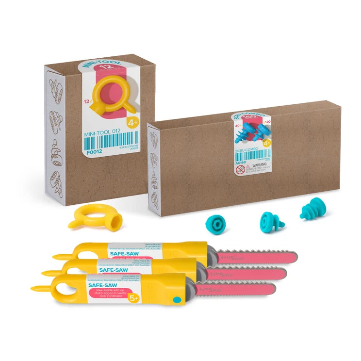 Cardboard Construction Tool Set – Creative Building Kit for Students| Safe & Fun STEM Learning