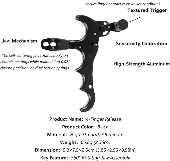 Compound Bow Release, Archery Release Trigger, Thumb Release