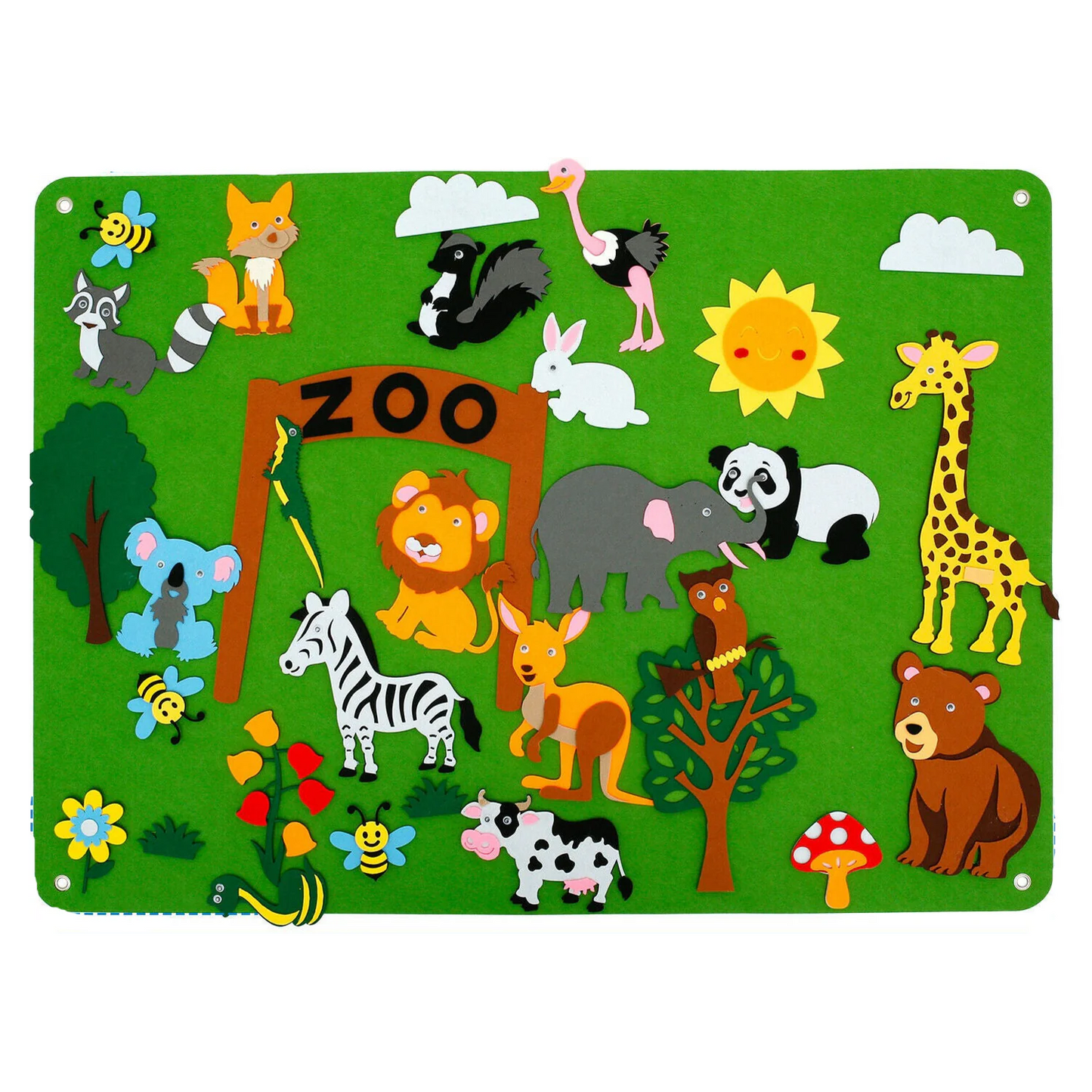 Felt Activity Play Mat – Creative Montessori DIY Game Board