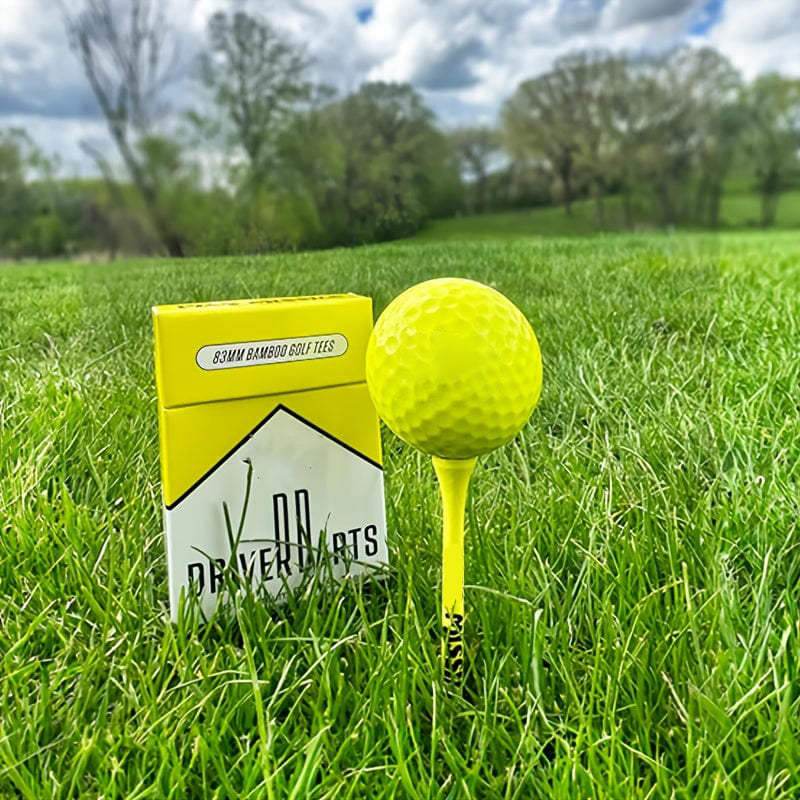 Premium Golf Tee – 83mm Bamboo Tee for Maximum Drive Performance