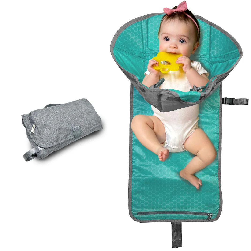 3-in-1 Diaper Clutch, Changing Station & Clean-Hands Barrier | Excursion Edition