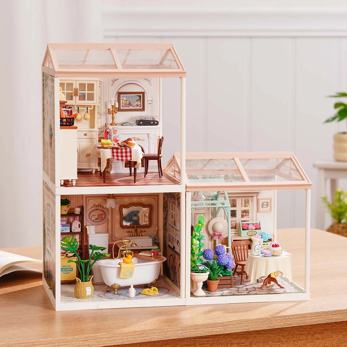 Fun DIY 3D Miniature Assembly Model  for Bedroom and Study