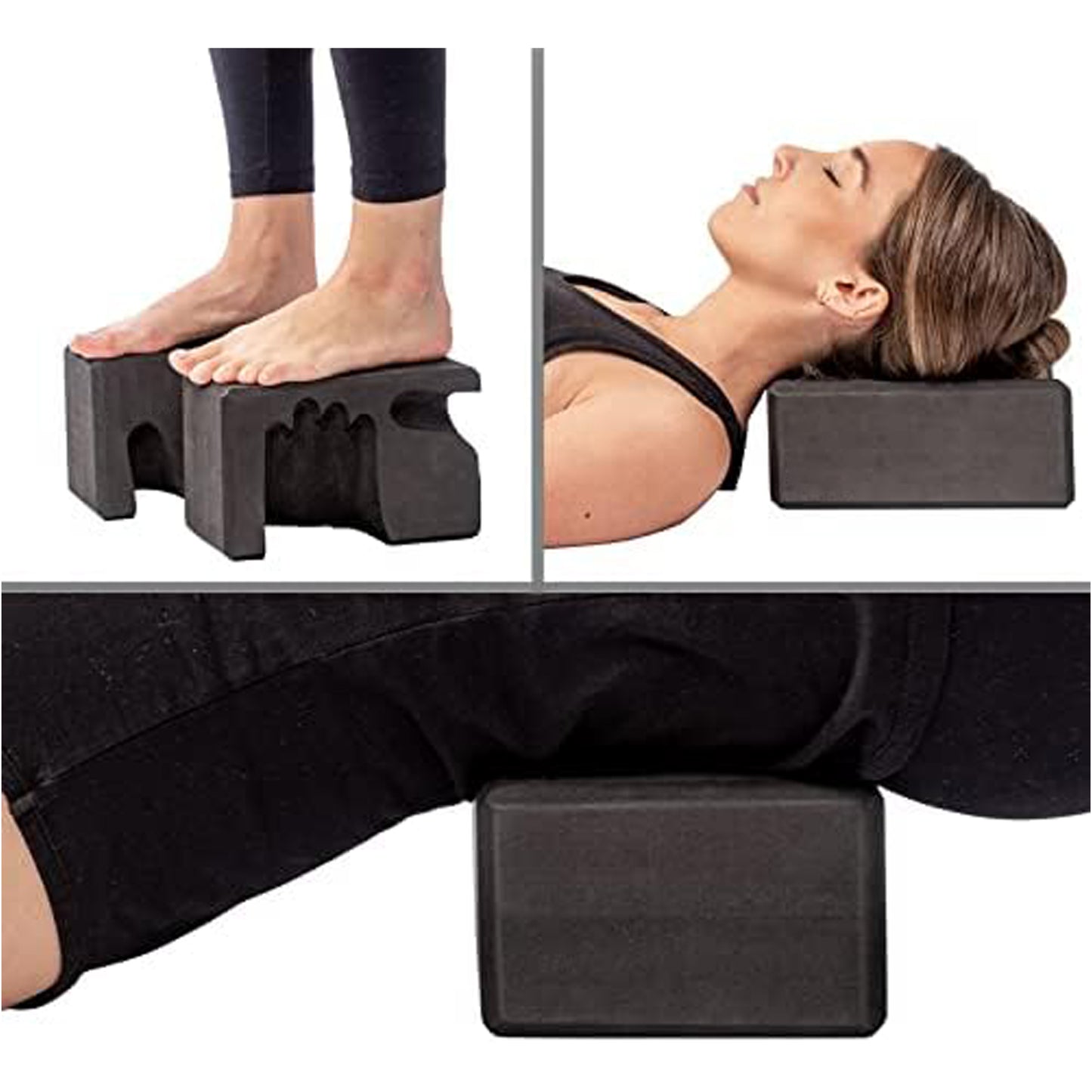 Yoga Blocks 2-Pack | Wrist Relief Hand-Shaped Yoga Bricks | EVA Non-Slip Yoga Support Tool