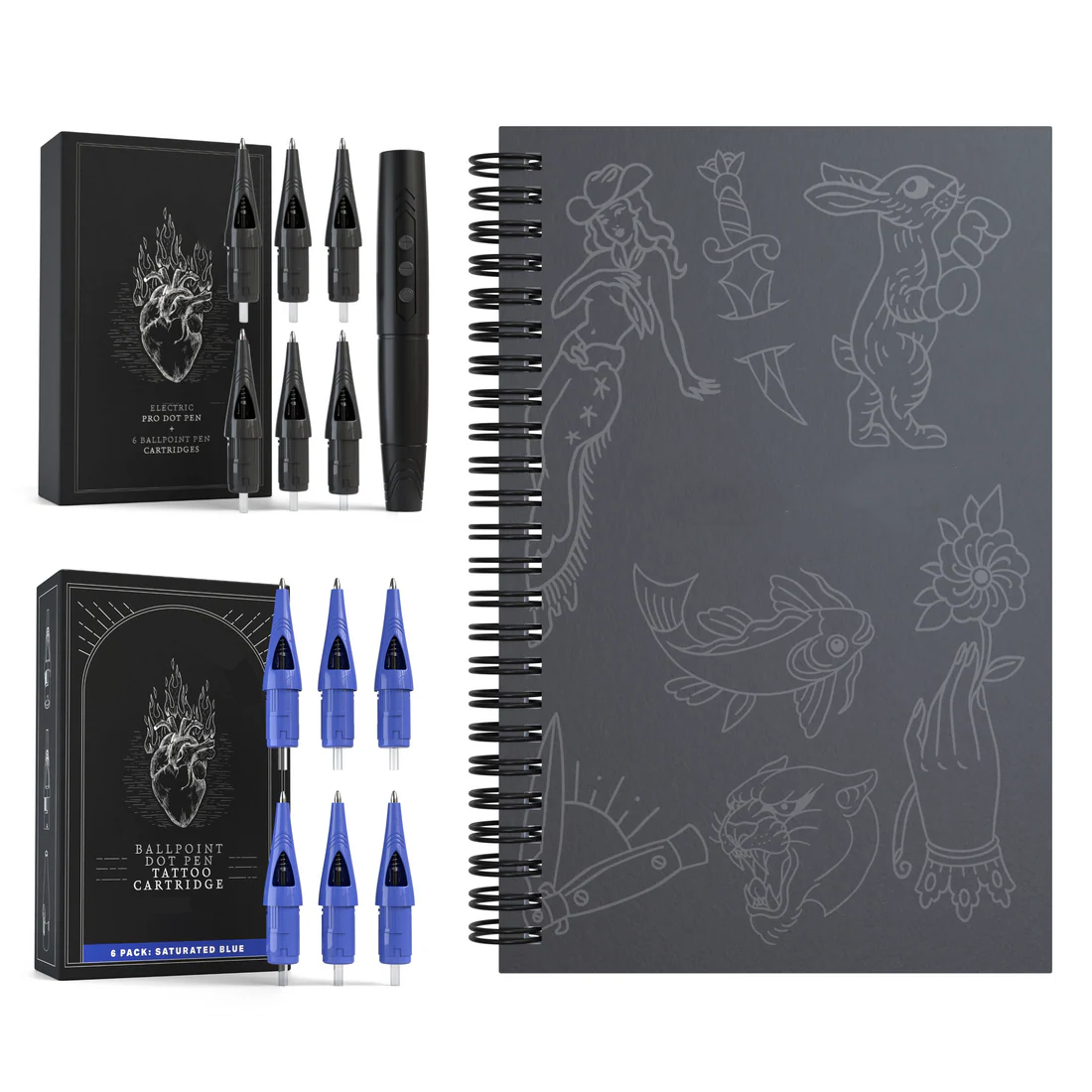 Coloring Book Set – Complete Kit for Shading & Dot Art Practice