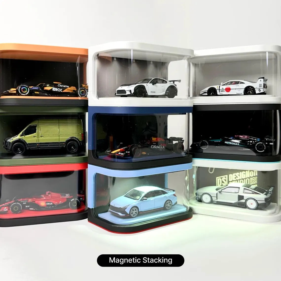 1/43 Scale Model Display Case – Compatible with Ferrari Replica Miniature Cars