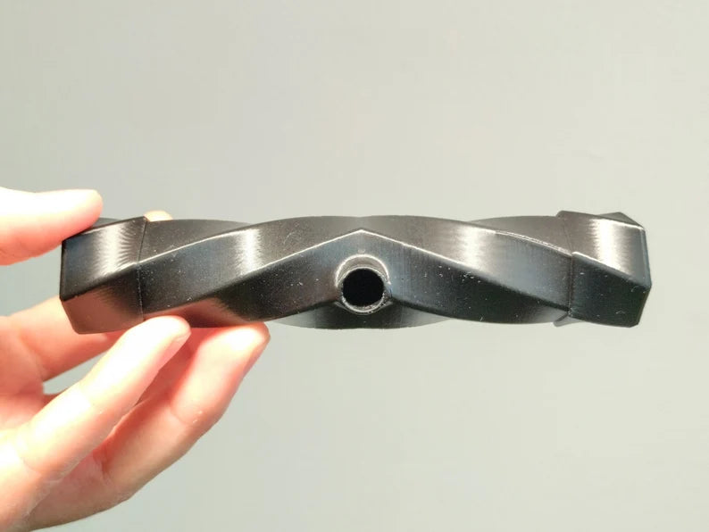 Unique 3D Printed Telescopic Spiral Humming Flute – D Major Pocket Wind Instrument