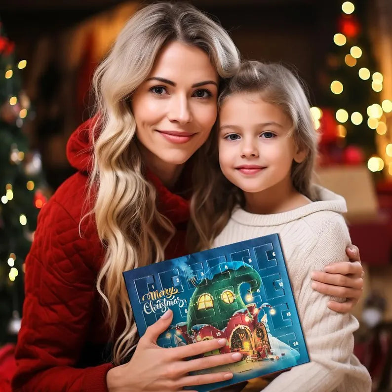 Christmas Charm Bracelet Advent Calendar – 24-Day DIY Surprise Jewelry Gift Box