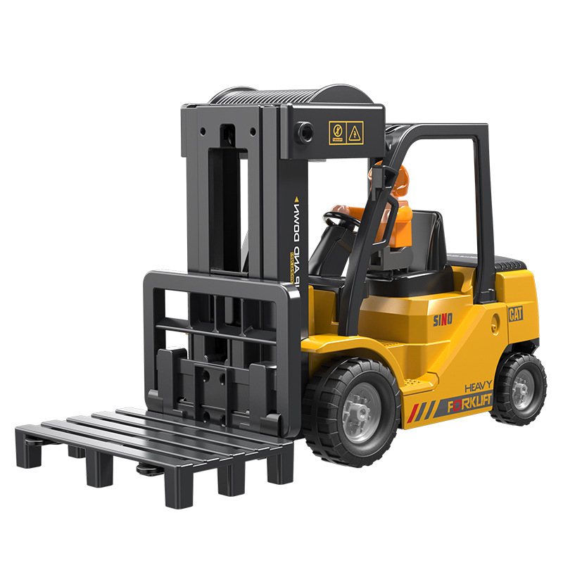 RC Forklift Crane Truck – 6 Channel, 2 Modes, with Lights & Sound