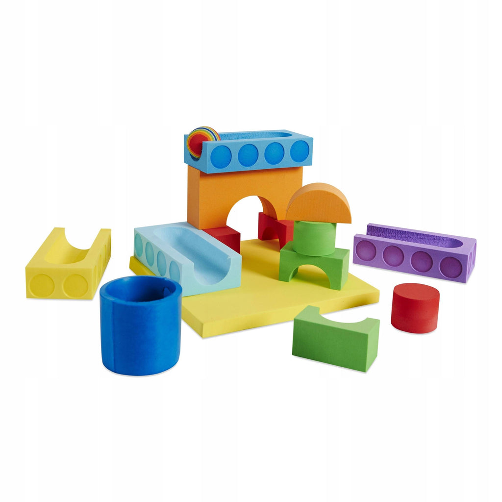 Waterfall Ball Run Set – Creative STEM Building Bath Toy for Kids