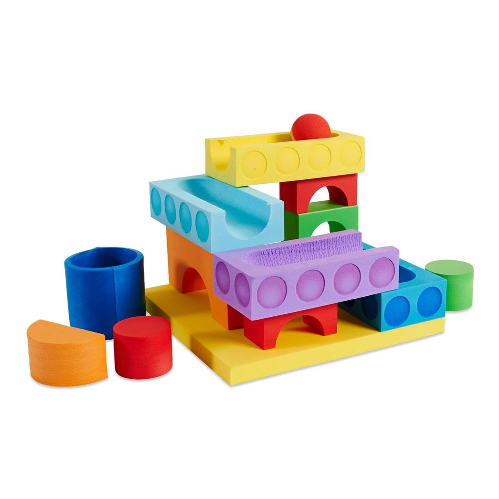 Waterfall Ball Run Set – Creative STEM Building Bath Toy for Kids