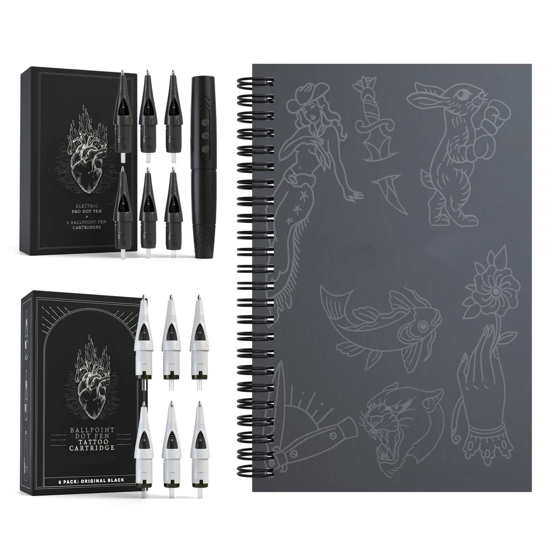 Coloring Book Set – Complete Kit for Shading & Dot Art Practice
