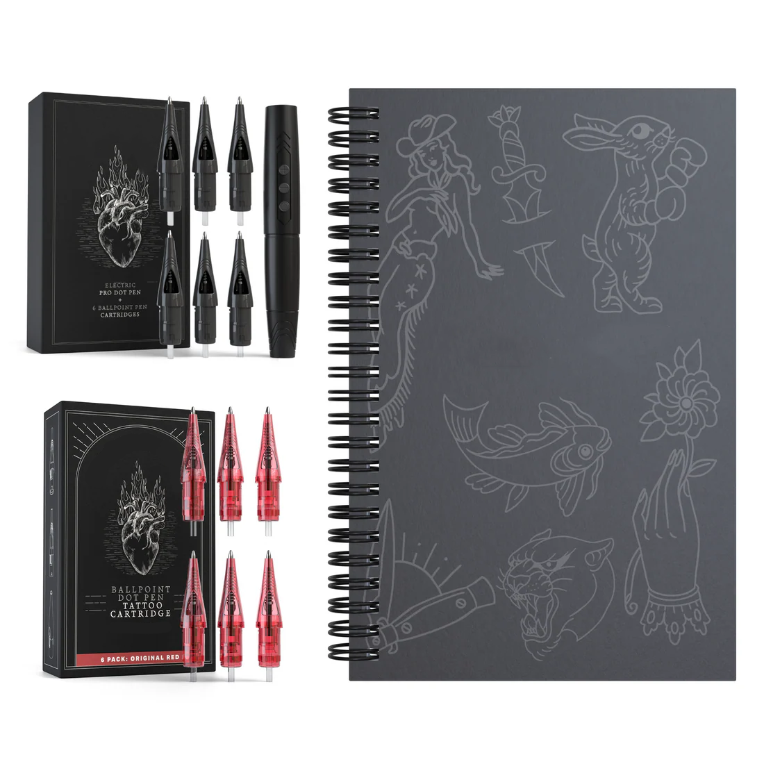 Coloring Book Set – Complete Kit for Shading & Dot Art Practice