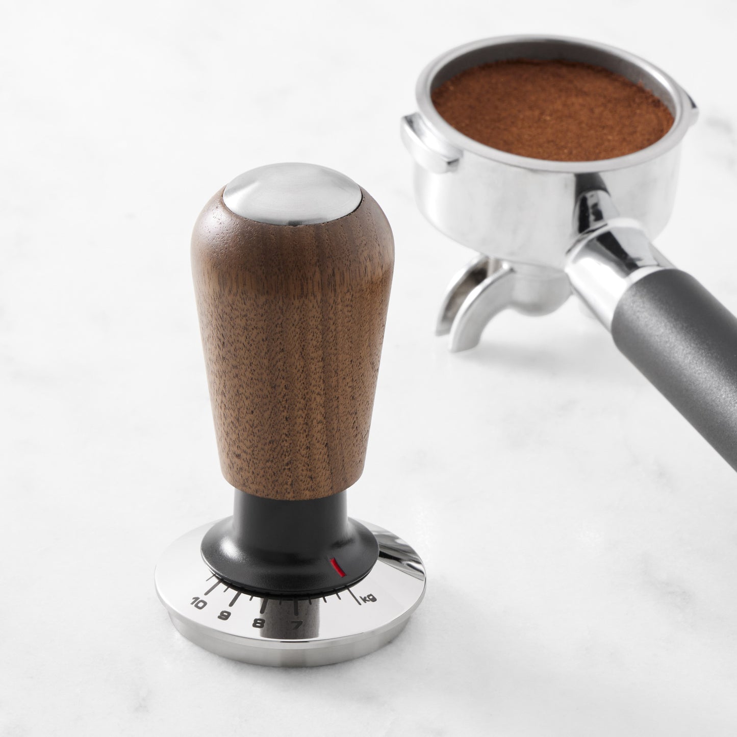 Espresso Coffee Tamper – Professional Spring-Loaded Leveling Tamper