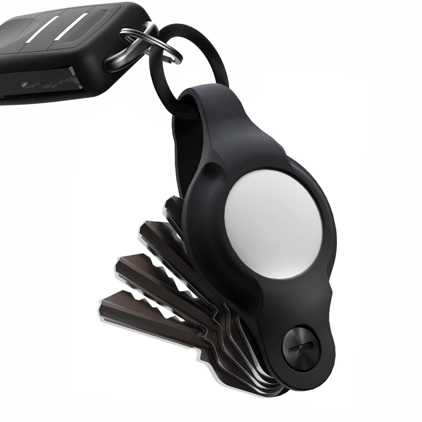 AirTag Key Organizer – Slim Key Holder with Carabiner Clip