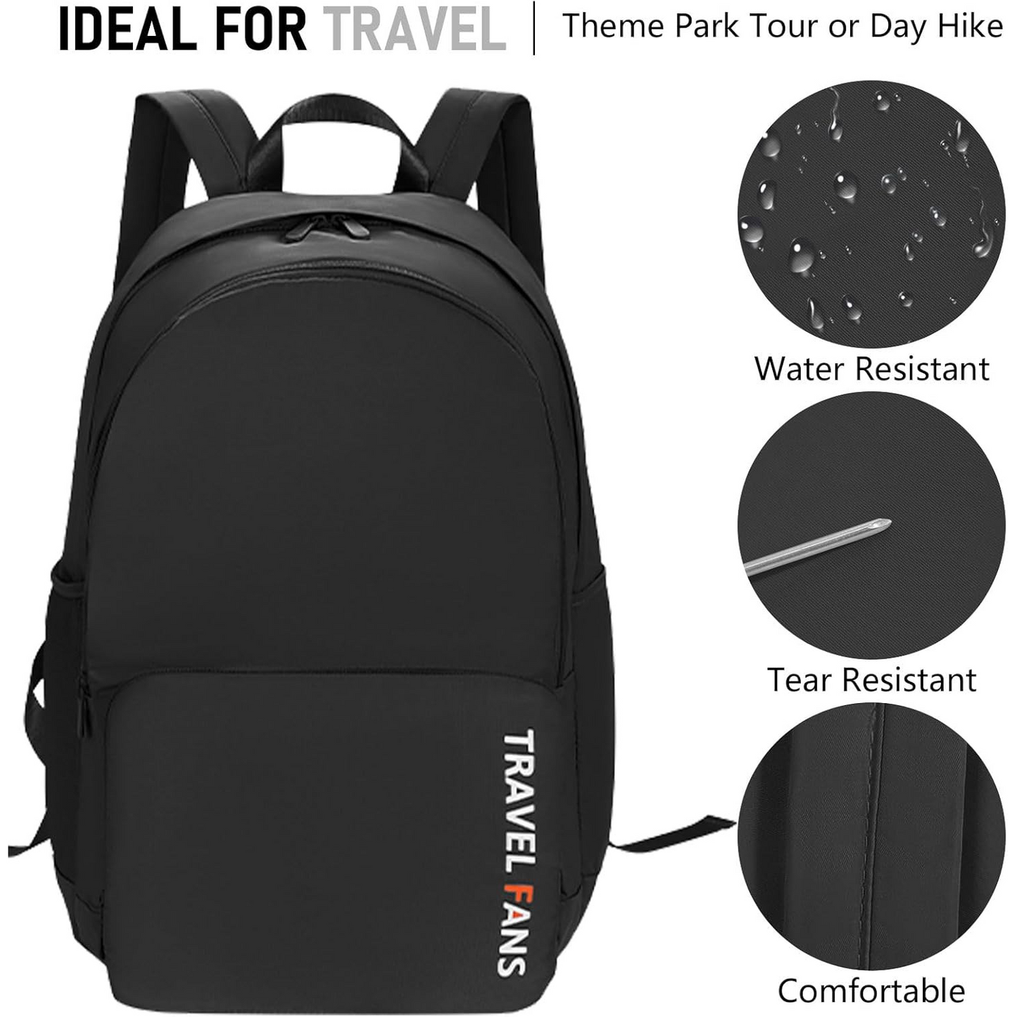 Foldable Travel Backpack – Lightweight, Large Capacity & Water-Resistant