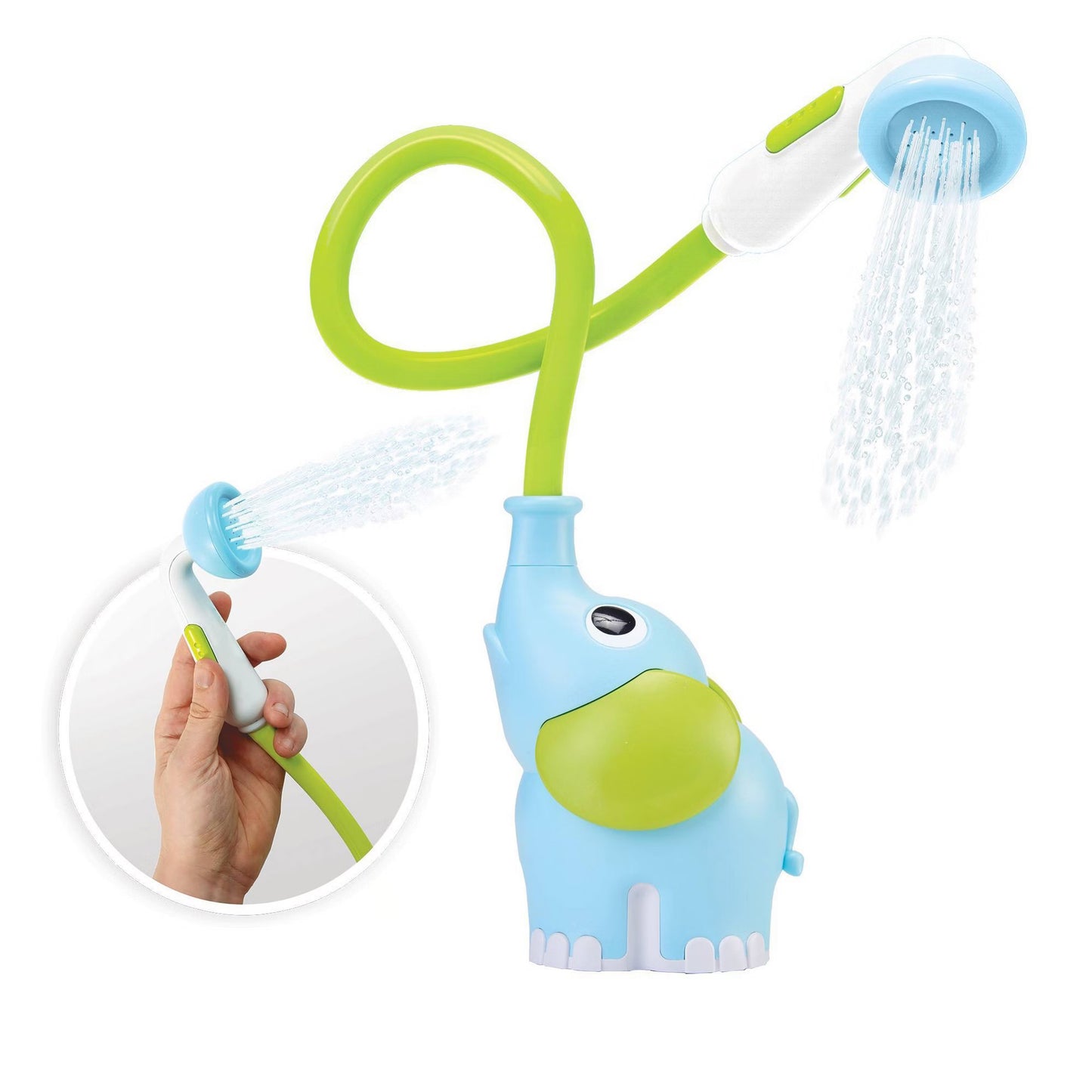 Elephant Baby Shower Set – Baby Bath Toy Set with Hooded Towel