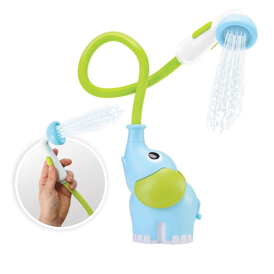 Elephant Baby Shower Set – Baby Bath Toy Set with Hooded Towel