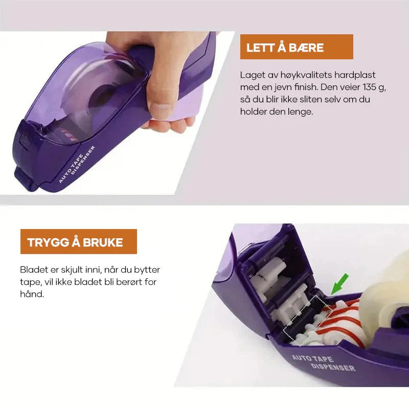 Automatic Tape Dispenser – One-Hand Operation, Safe & Portable