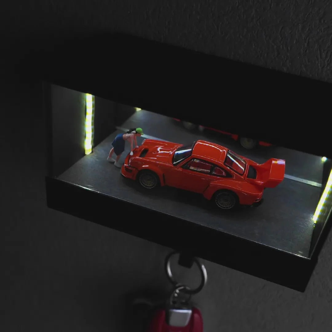 1:64 Scale Model Cars – LED Light Display Case