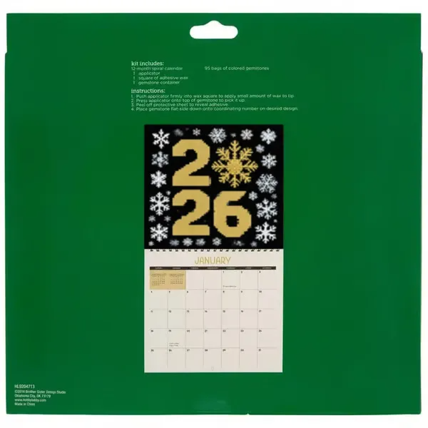 2026 Diamond Painting Calendar Kit – Creative DIY for Beginners