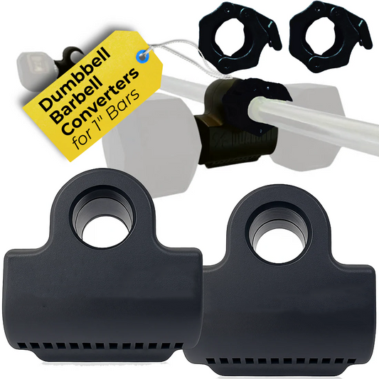 Dual Dumbbell Connector Set with Weight Clips – Transform Your Dumbbells into a Barbell