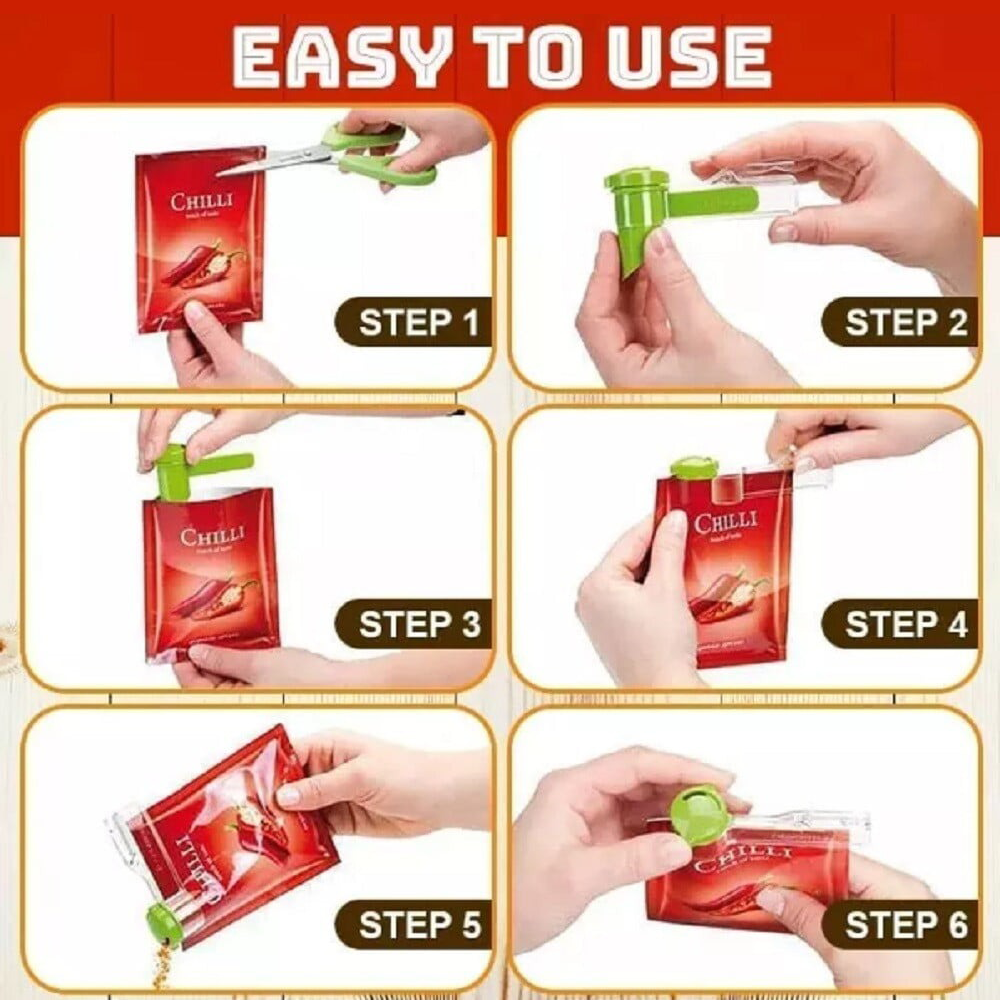 Wall-Mounted Spice Bag Organizer – Space-Saving Kitchen Storage Rack