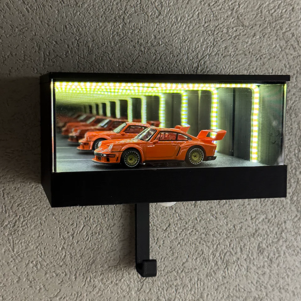 1:64 Scale Model Cars – LED Light Display Case