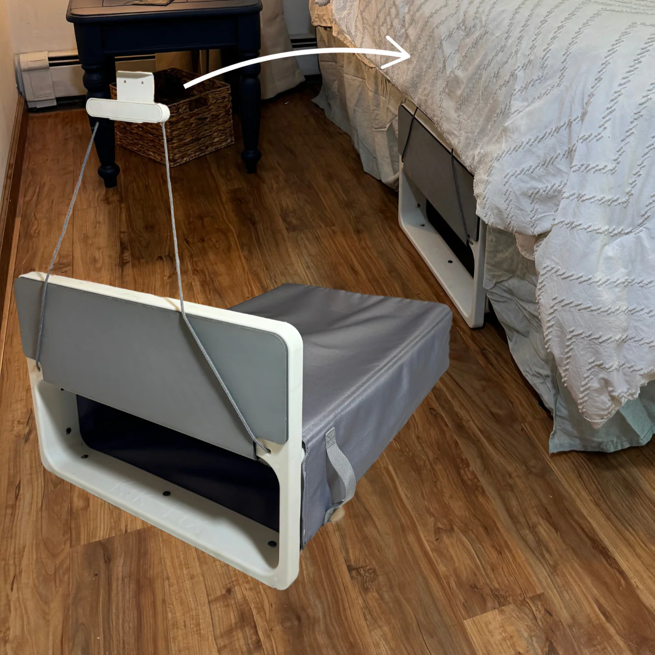 Underbed Laundry Basket – No-Bend Storage Solution